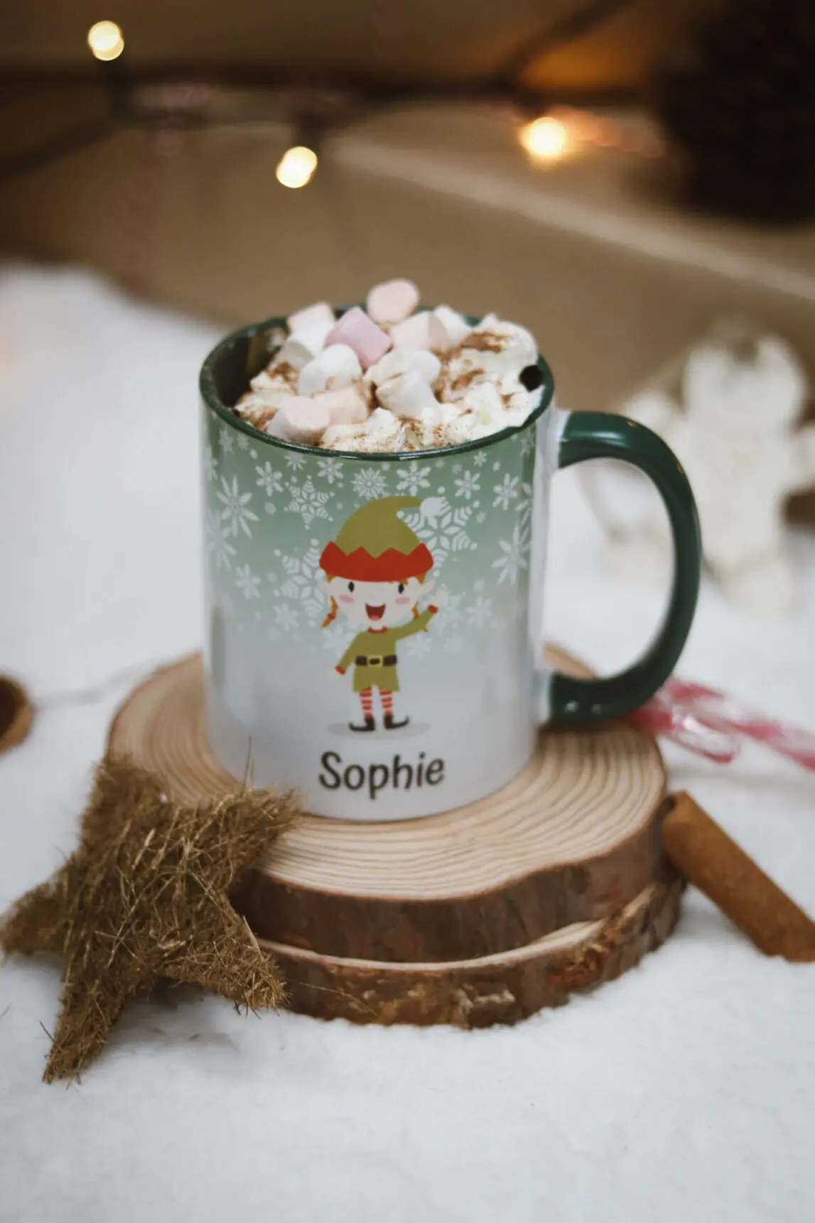 Christmas Personalised Mug - Xmas Elf
