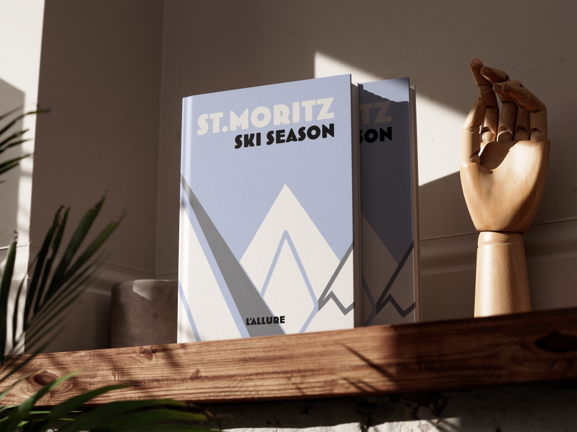 St. Moritz Hardcover Coffee Table Book