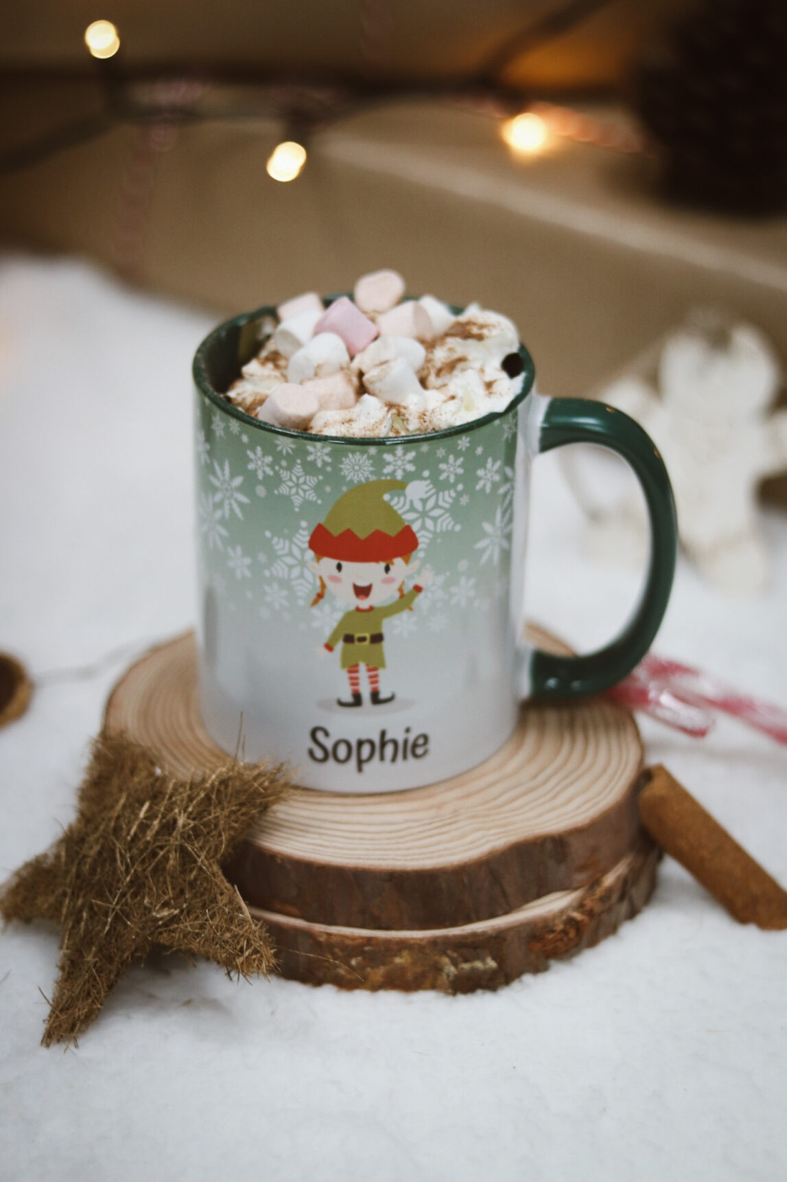 Christmas Personalised Mug - Xmas Elf