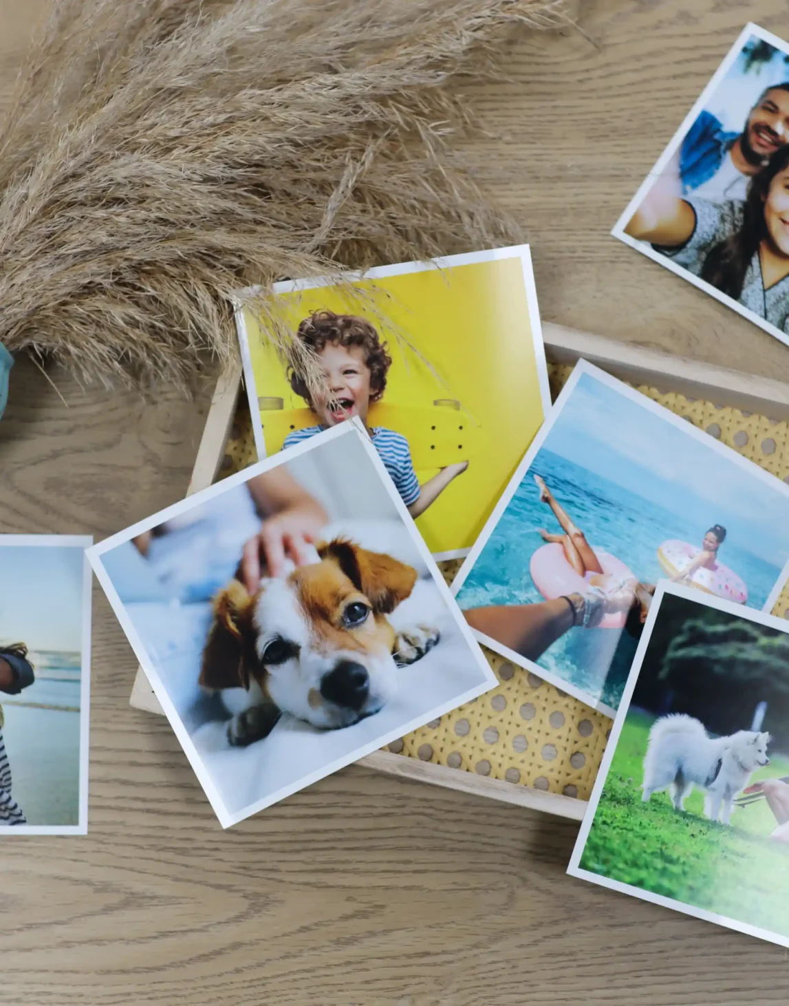 Square Photo Prints with White Border