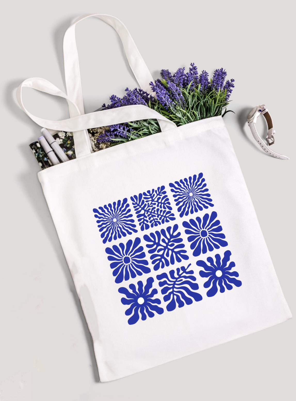 Tote Bag - Blue Coral