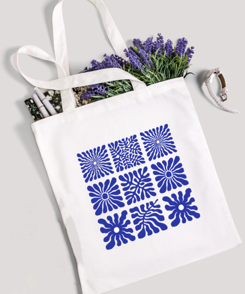 Tote Bag - Blue Coral