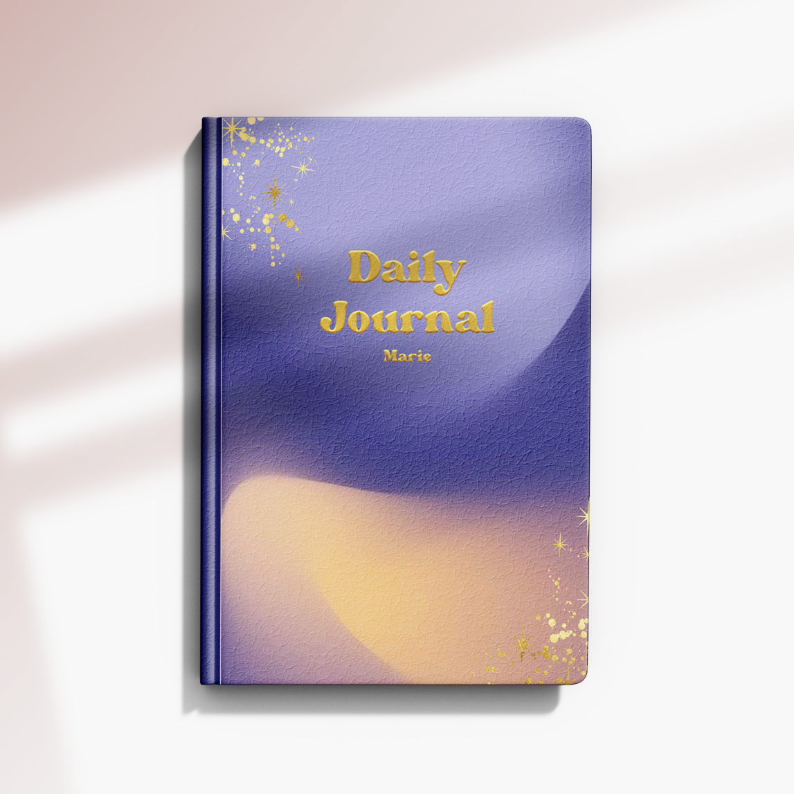 Personalised Blue Dune Notebook, Ruled