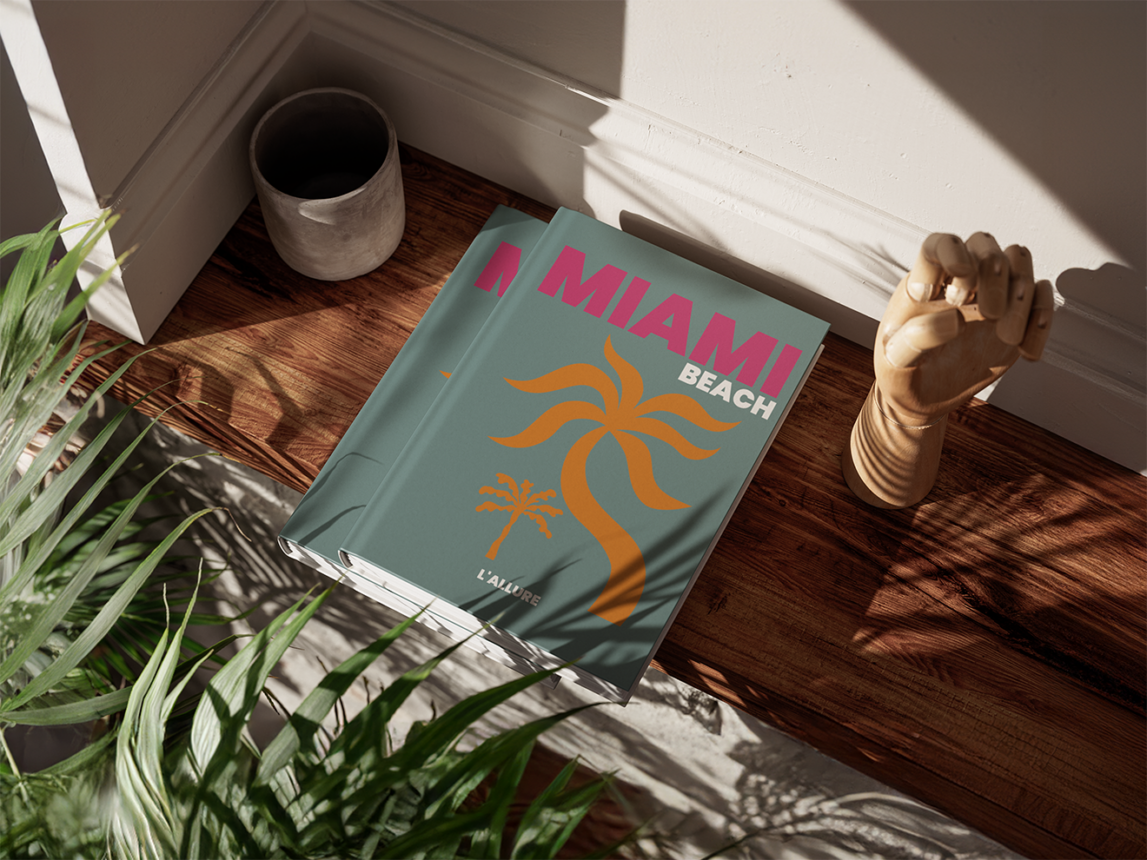 Miami Beach Hardcover Coffee Table Book