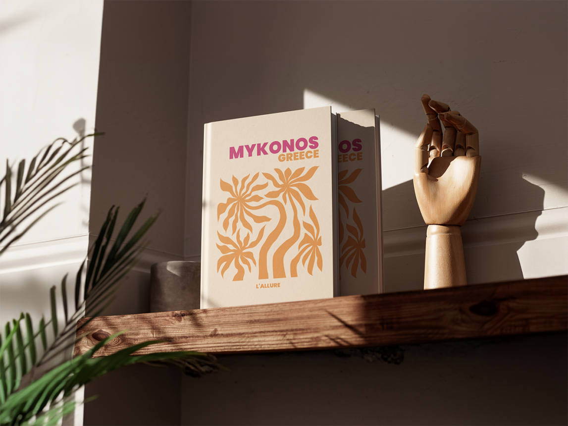 Mykonos Hardcover Coffee Table Book