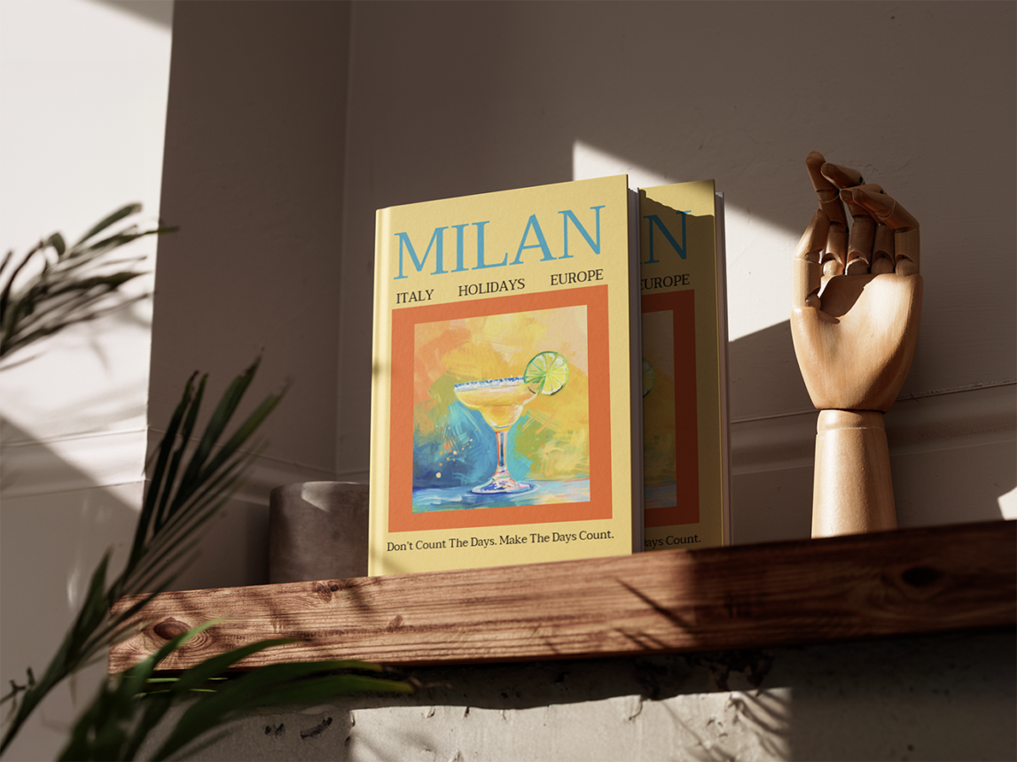 Milan Hardcover Coffee Table Book