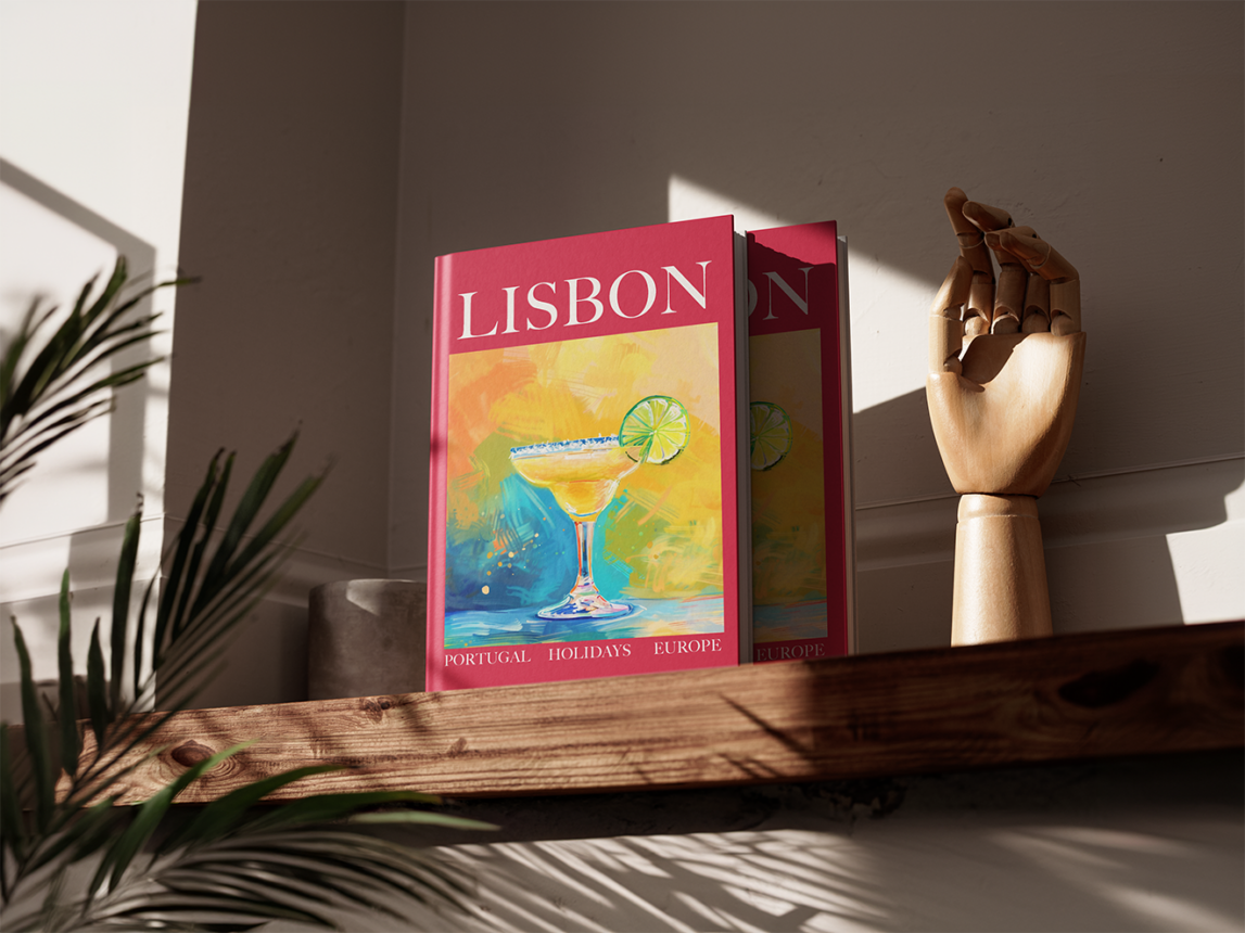 Lisbon Cocktail Hardcover Coffee Table Book