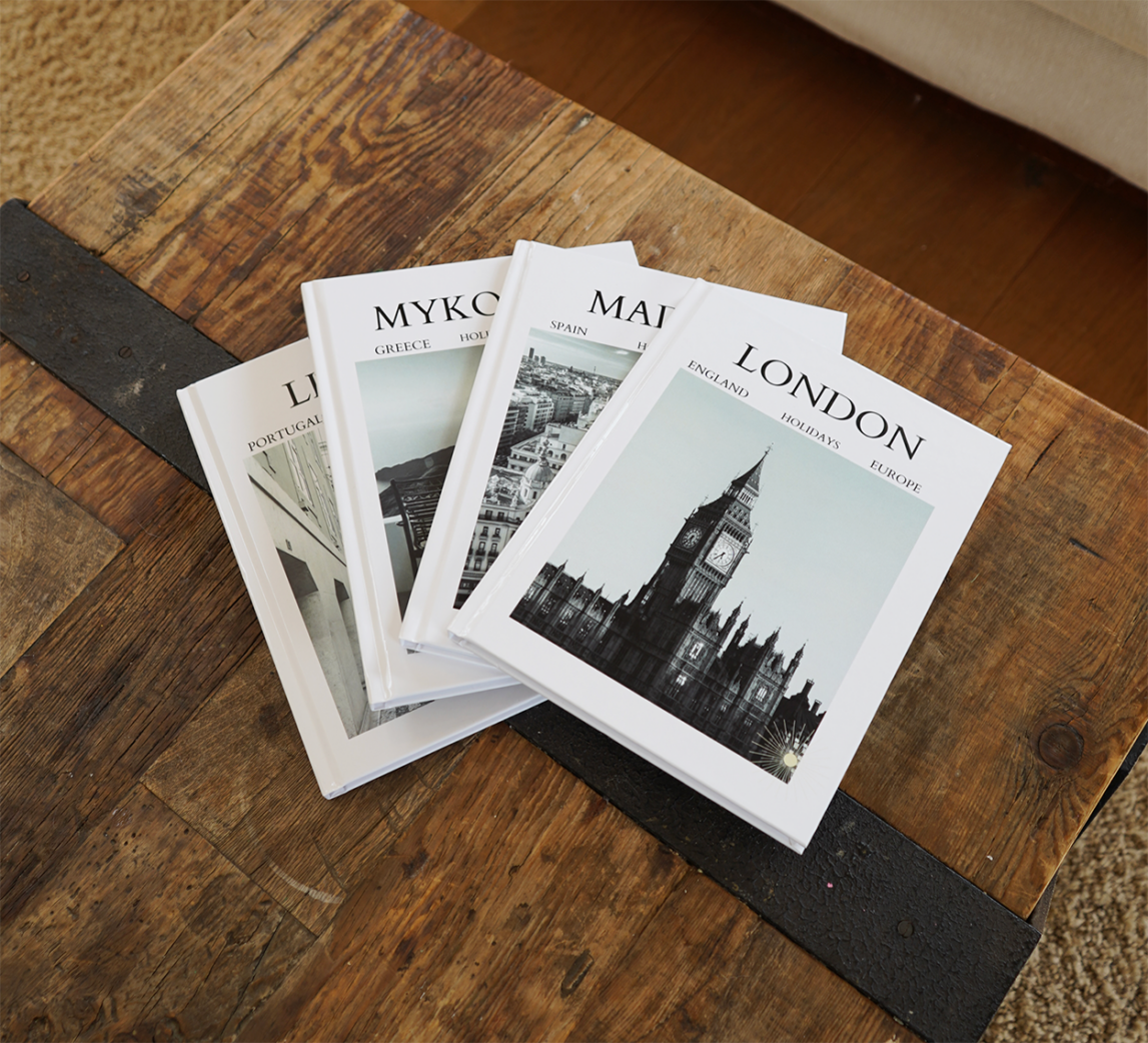 Special Design Photobook with Printed Cover