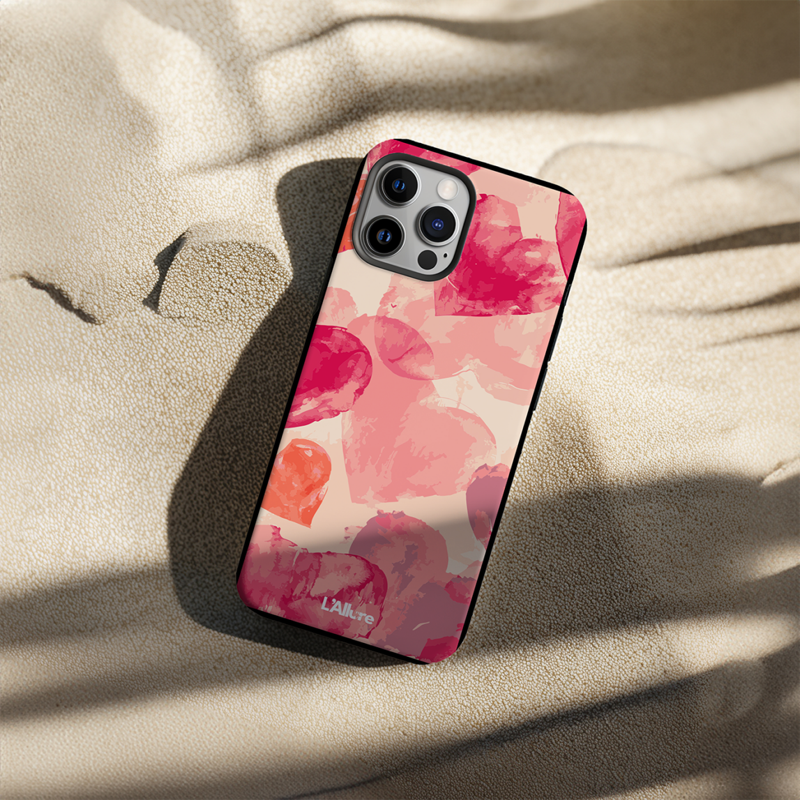 Pink Hearts Phone Case