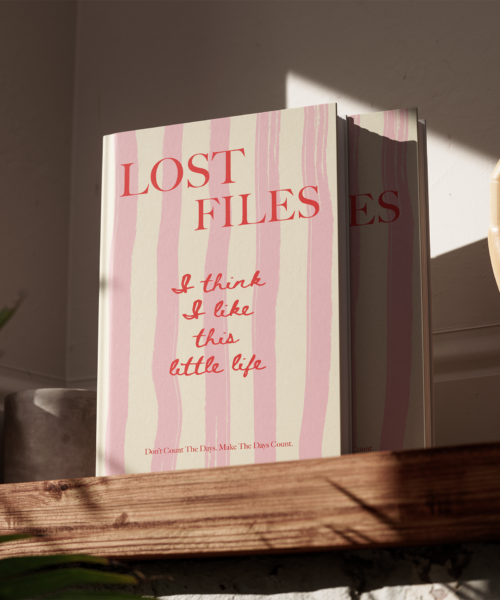 Lost Files Striped Hardcover Coffee Table Book
