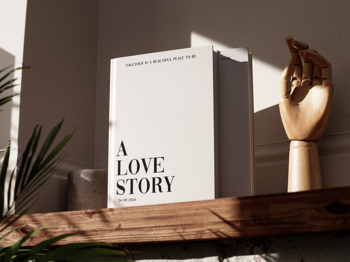 A Love Story Hardcover Coffee Table Book