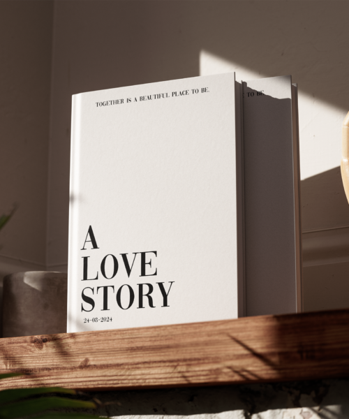 A Love Story Hardcover Coffee Table Book