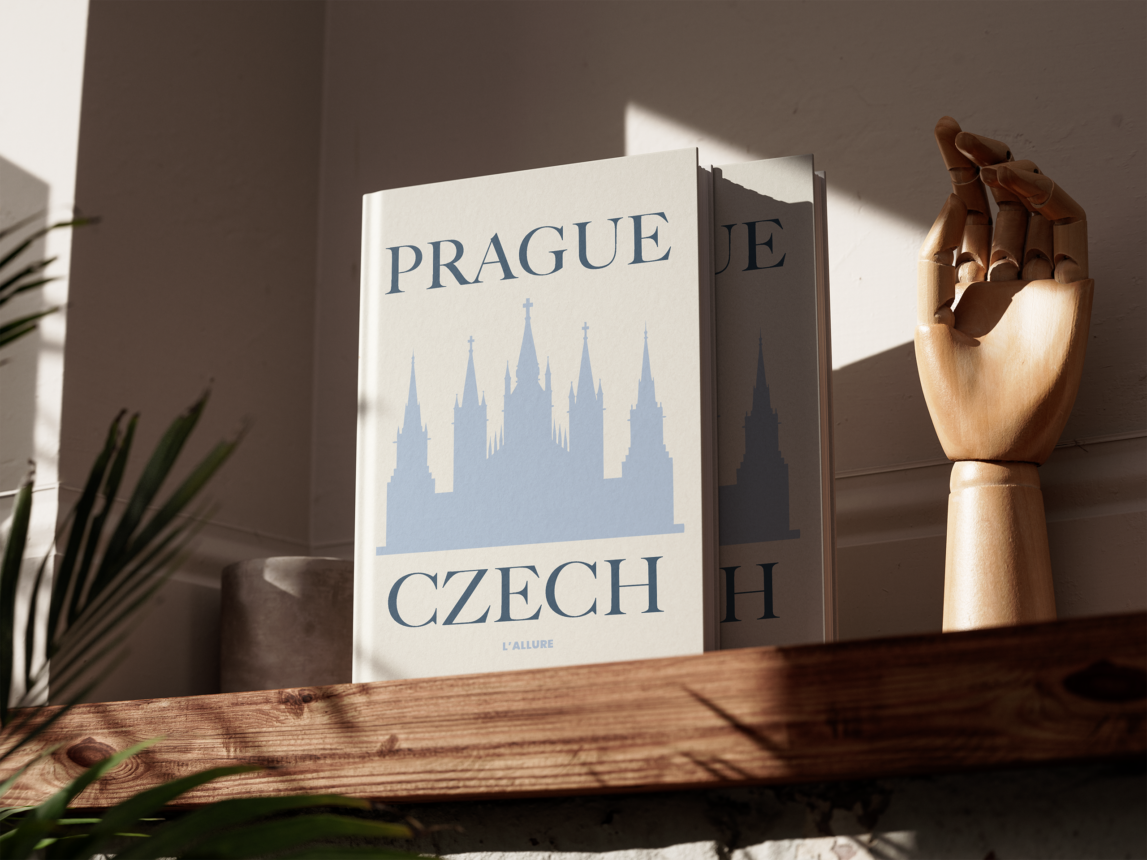 Prague Czech Republic Hardcover Coffee Table Book
