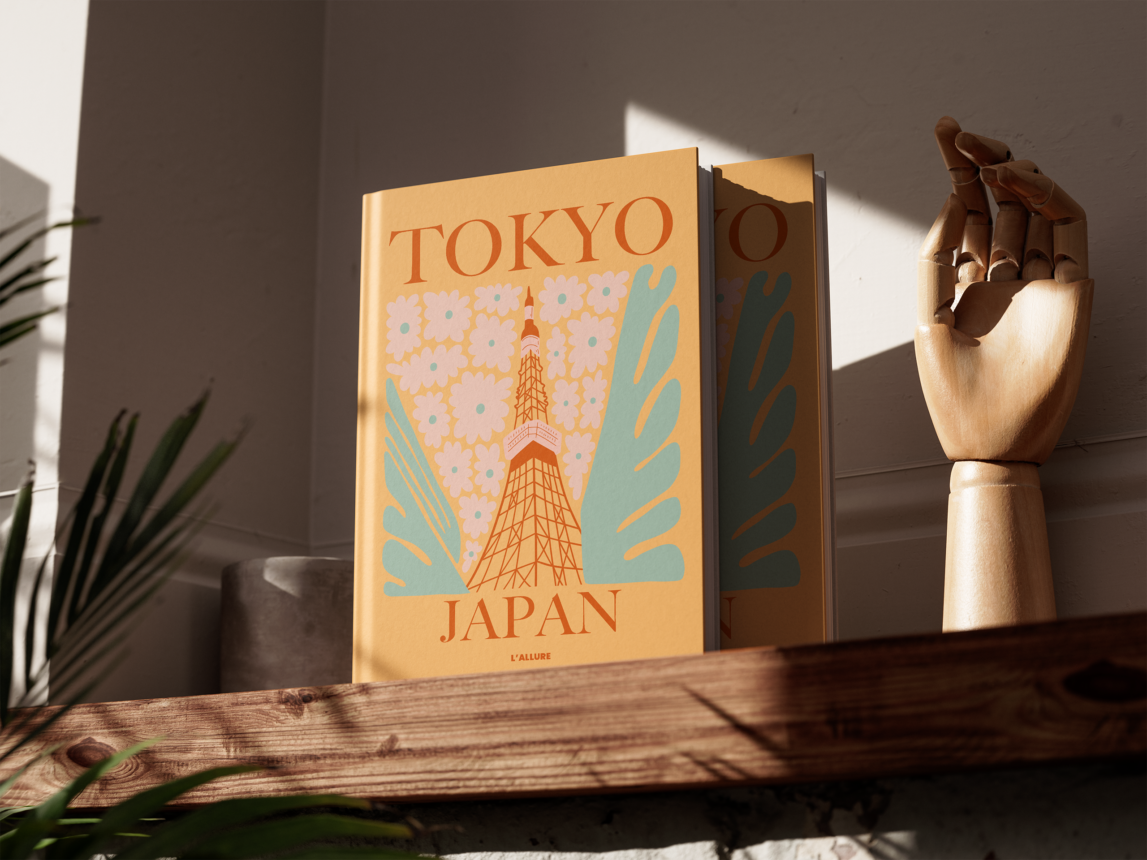 Tokyo Japan Sunset Hardcover Coffee Table Book