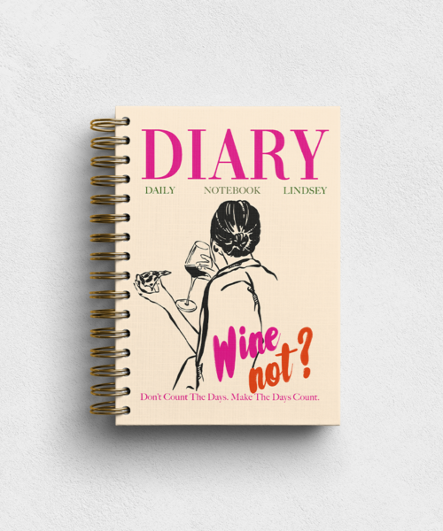 Wine Not Personalised Notebook