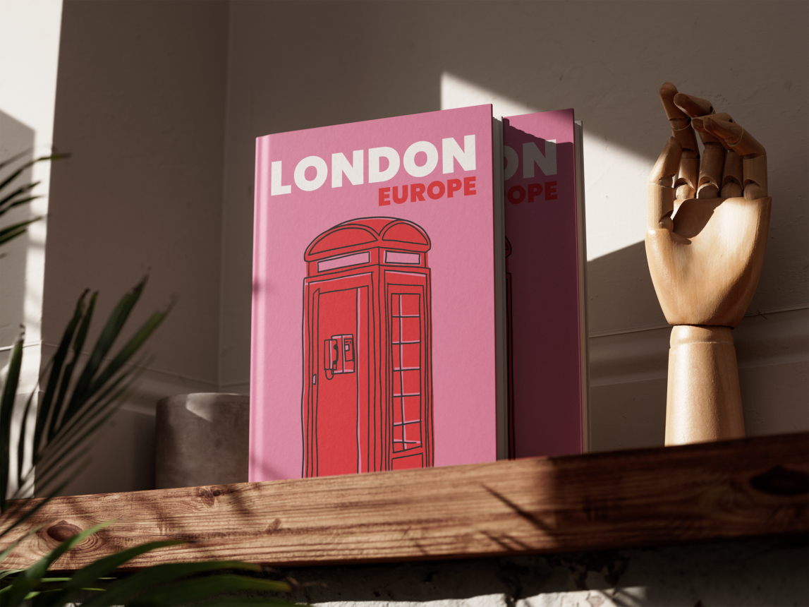 London Europe Hardcover Coffee Table Book