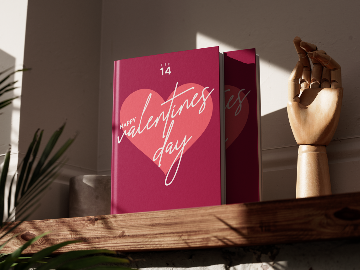 Valentines Day Hardcover Coffee Table Book