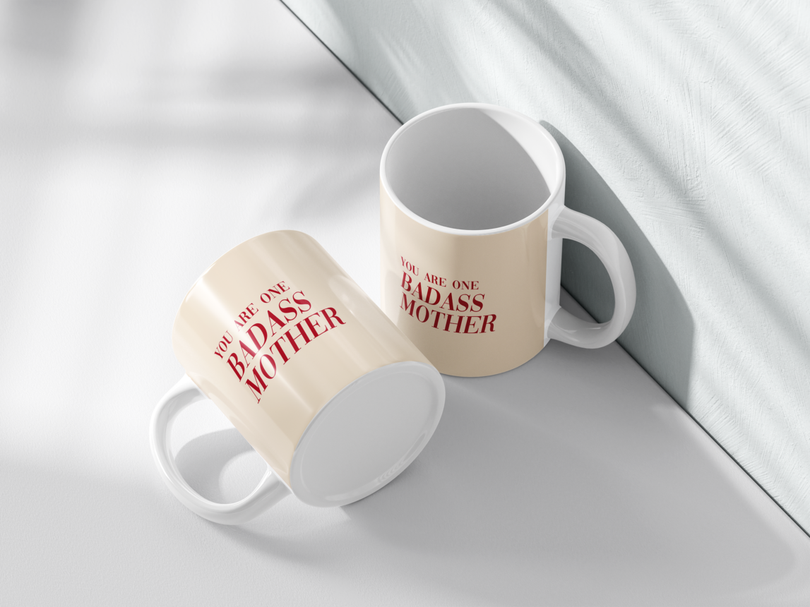 Badass Mother Mug Personalised