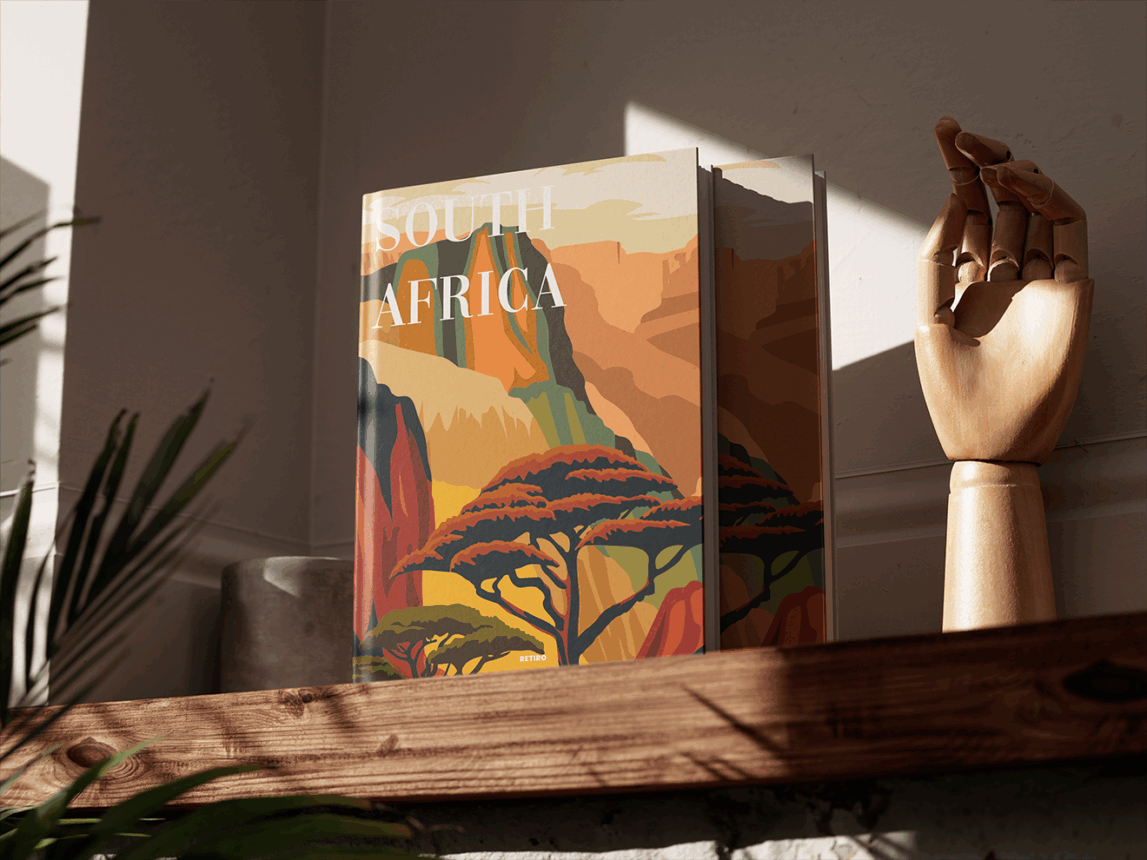 South Africa Savanna Retiro Hardcover Coffee Table Book